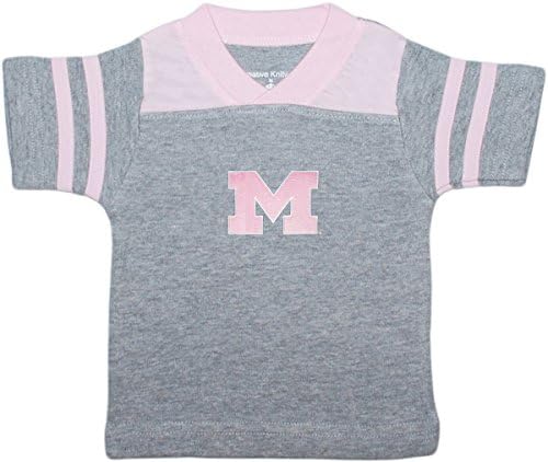 Desbloqueio da Universidade de Michigan Wolverines M camisa esportiva de bebê