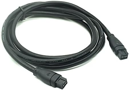 Conectores 9 pino / 9pin beta firewire 800 - firewire 800 9-9 cabo IEEE1394 IEEE 1394 B 6 pés 1,8m 3m 180cm preto para