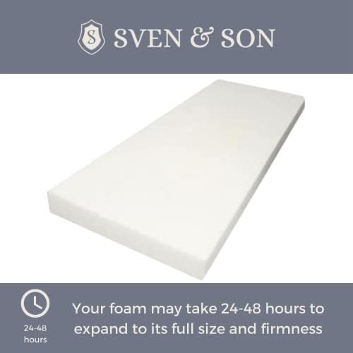Folha de espuma de estofamento Sven & Son para almofadas, artesanato e aplicações domésticas feitas nos EUA