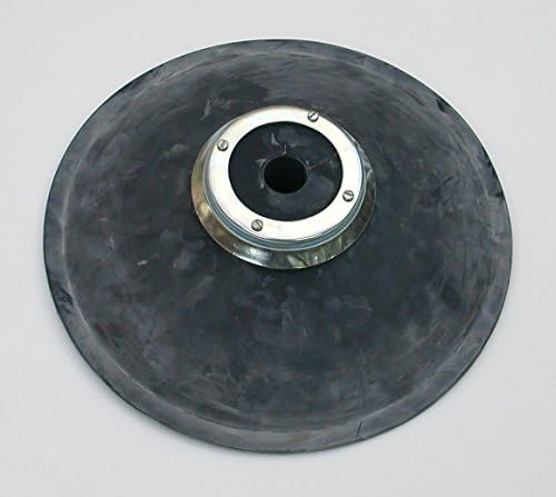 AMZ684775-1.50ME; Placa de seguidor de graxa de borracha moldada sólida para baldes cônicos de 35 libras / 5 galões para graxa