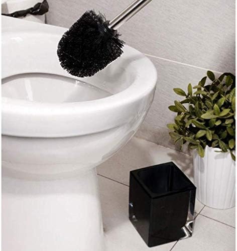 Pincel de vaso sanitário com escova de vaso sanitário e suporte banheiro da banheira de higineses de higineses higineses de aço de aço inoxidável.