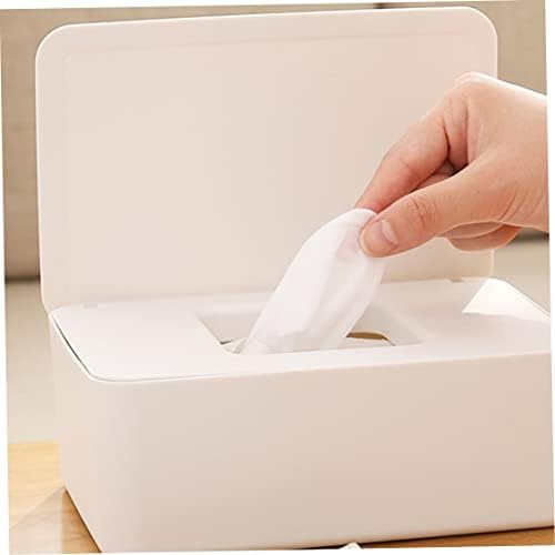Aeiofu Wipes Dispenser Dispense Caixa, à prova de poeira mantém os lenços frescos e fáceis de limpe