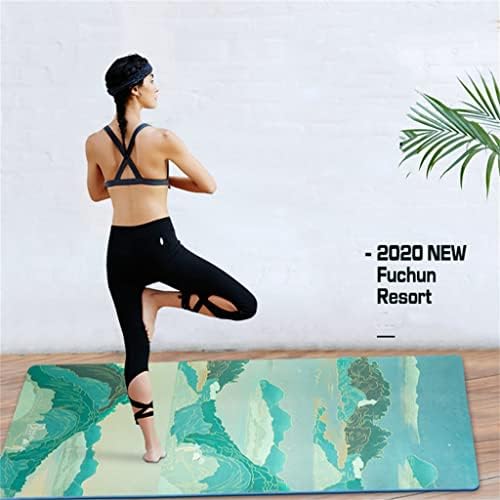 N/A Yoga Mat 6mm Gym Sports Fitness Exercition Pads Alinhando o tapete de ioga com a linha de posição Pilates Mat