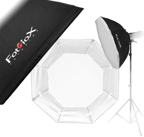 Fotodiox Pro Softbox 36 octógono com Speedring para Baioneta Montável Strobe, Flash e Monolights - Para Quantum Qflash