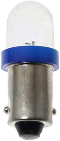 SQXBK 10PCS E10 Base de parafuso lâmpada LED Bulbo de 0,2w 12V Mini lâmpadas de parafuso de luz mini -devista redonda de