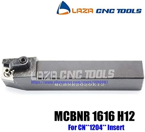 FINCOS MCBNR1616H12, MCBNL1616H12 TOLA DE TURNA DE TURNA INDEXILÁVEIS INÍNICIL, MCBNR1616H12 ou MCBNL1616H12, suporte da ferramenta de torno para CNMG1204 -