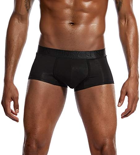 Masculino boxers de algodão bolsa cueca boxeador impresso cuecas bulge shorts resumos homens letra sexy letra macote de algodão