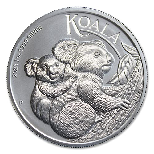 2023 1 oz moeda de coala prata australiana e certificado de autenticidade $ 1 bu