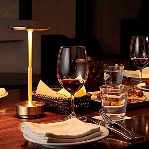 Lâmpada de mesa Lâmpada de mesa sem fio - Luz de mesa à prova d'água diminuída e recarregável, lâmpada de mesa de cabeceira