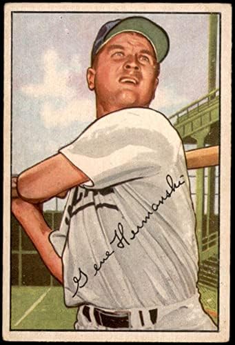 1952 Bowman 136 Gene Hermanski Chicago Cubs VG/Ex Cubs