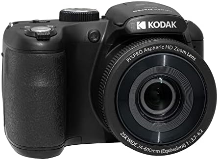 Kodak Pixpro AZ255 Astro Zoom 16MP Digital Camera pacote com cartão SD Kodak 32GB e baterias AA