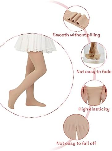 Calças de balé de meninas de Zando para meninas para crianças meias de dança de pé para crianças uniformes escolares