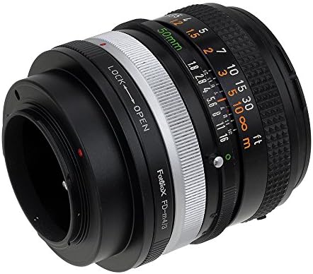 Adaptador de montagem da lente Fotodiox, lente Canon FD/FL para Micro 4/3 Olympus Pen e câmeras Lumix Panasonic