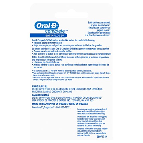 Oral-b 060552 Floss dental com sabor de menta 12 PK