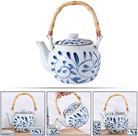 bule de chá de cerâmica de jojofuny bule de chá retrô com maçaneta de madeira kungfu tuas