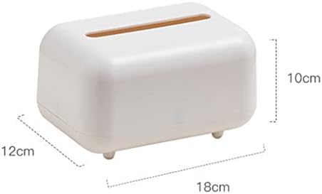 LLly House Housed Fact Box Box Plástico Sala de estar de jantar Desktop Powtop Poft Paper Toalha Toalha Caixa de armazenamento com tampa e mola