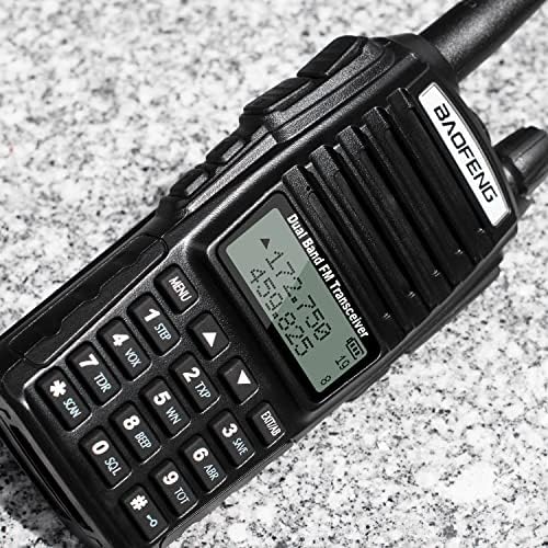 Baofeng UV-82 High Power Handheld Radio, rádio baofeng com fone de ouvido, antena curta, microfone portátil e cabo de programação