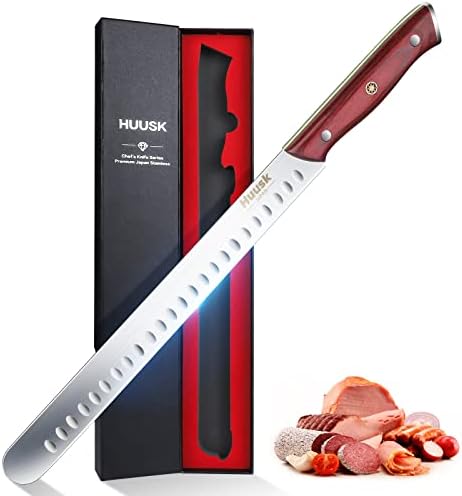 Huusk Facas atualizadas, faca Viking com bainhas de corte e faca de açougueiro para corte de carne Chef japonês faca