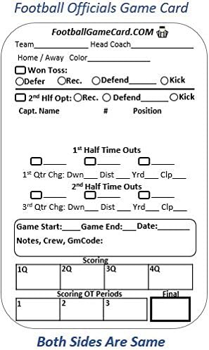 Cartão de jogo de futebol - pontuação de árbitros e rastreamento de penalidade