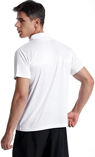 Xelky masculino seco camisa de pólo de golfe