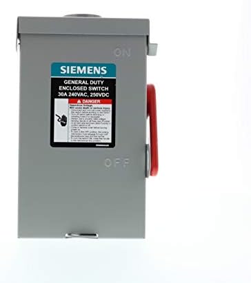 Siemens general sie gf321nra fus gen switch de segurança, Ansi 61 cinza