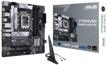 ASUS Prime B660M-A WiFi D4 Intel LGA 1700 Micro ATX DDR4 Placa-mãe