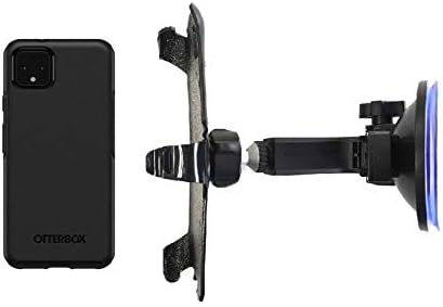 SlipGrip Cart para o Google Pixel 4 XL Telefone usando o case de simetria OtterBox HV