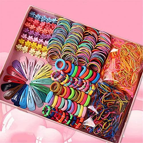 Owaho Rubber Hair Conjunto de cabelos coloridos Banda colorida Cabeçalho de jóias de cidas de jóias para pêlos para pérolas