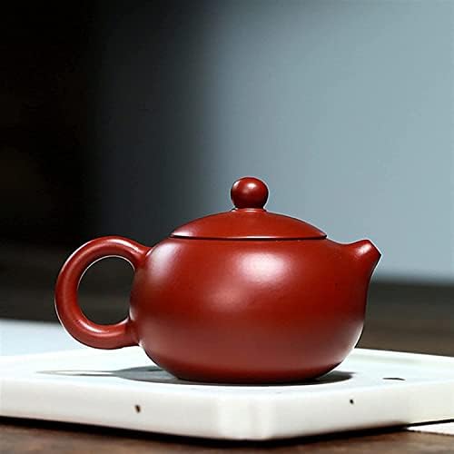 Bueiros modernos bule de chá 140 ml roxo de argila bunda tuapots de chá de chá de chá artesanal conjunto de chá autêntico