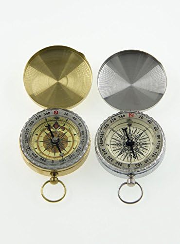 Snowmanna portátil Vintage antigo estilo Compass Pocket Pocket Style Multifunction Fluorescence Compass Navigation