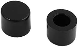 NOVO LON0167 10PCS Capas de botões táteis em forma de redonda Capas protetor preto para interruptor de tato de 6x6mm