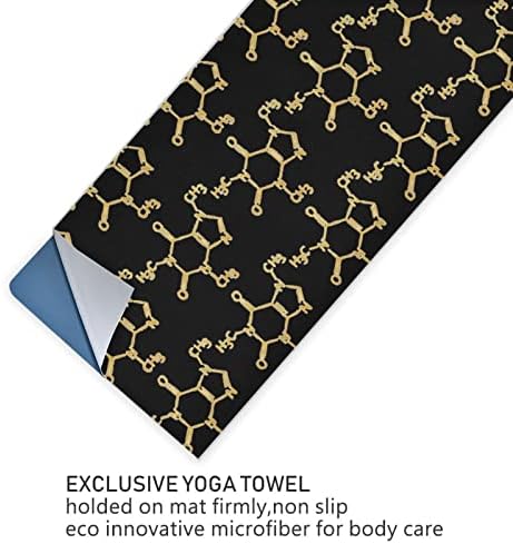 Aunstern Yoga Blanket Funny-Cafeine-Molecule-Química Yoga Towel Yoga Mat Toalha