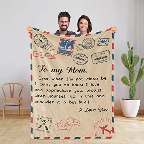 Mamãe cobertor, cobertores de mãe de filha filho, presentes de aniversário para mamãe, para mamãe, eu te amo, mãe, cobertor,