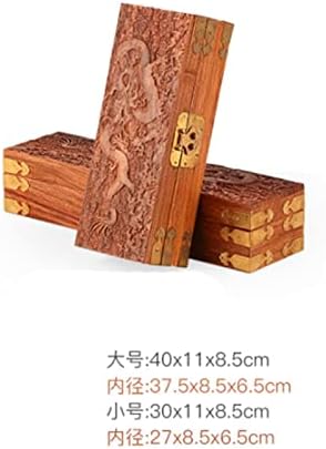 Walnuta Vintage Dragon Jewelry caixa de jóias de madeira maciça caixa de armazenamento de madeira maciça caixa de presente