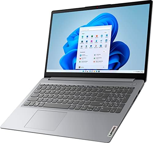 Lenovo Ideapad 1 15,6 Laptop, processador ATHLON 3050U ATHLON DO CORE, 4 GB de RAM, 128 GB SSD, Wi-Fi 6, Bluetooth, bateria longa, ganha 11 s+marxsolcables