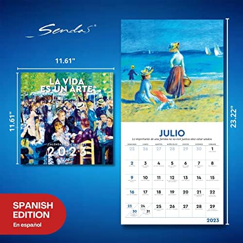 Sendas - edição espanhola | Calendário da parede sobre valores pessoais Ano 2023 | Planejador diário 2023, Reuniões, eventos ou