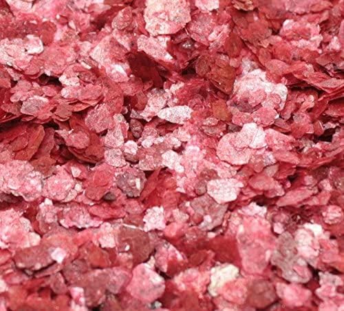 Vermelho - Cinnabar - Flakes de mica naturais - 311-4325