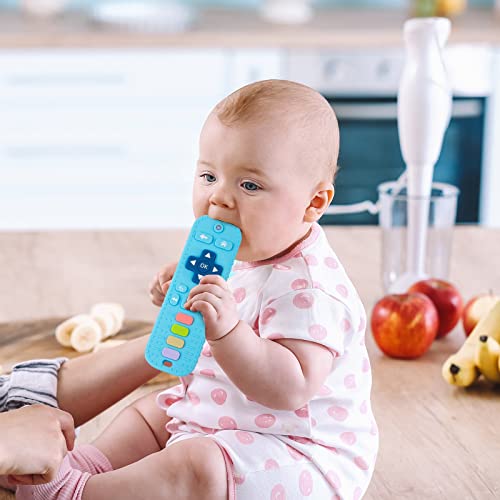 Brinquedos de dentição de bebê CUIBILYER, 2PACK SILICONE TRMOBIMENTOS DE ENTERRA DE ENTERRO PARA BEBES 3-6 meses, Baby Chew