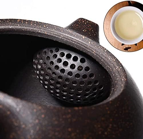 Kettle bule de chá roxo requintado, ferramentas de fabricação de chá, chá de chá em casa com grande capacidade para chá