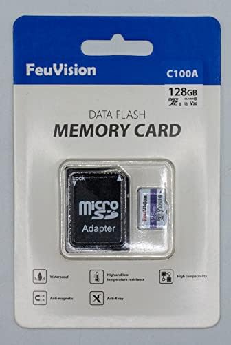 FSITFCA128 | Cartão microSD de 128 GB | Nível do consumidor | Leia a velocidade de até 95 Mb/s, escreva velocidade até 38 Mb/s