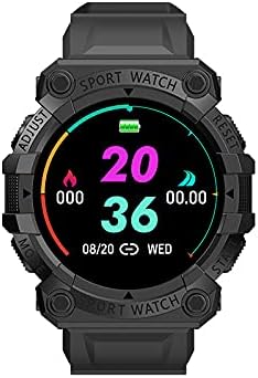 Relógio inteligente Tracker de fitness embutido com freqüência cardíaca e monitor de oxigênio no sangue Monitor de sono HD HD Color Touch Screen unissex
