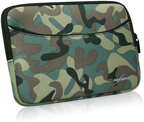 Caixa de ondas de caixa para Barnes & Noble Nook Glowlight 3 - Terno de camuflagem com bolso, neoprene camuflane zipper