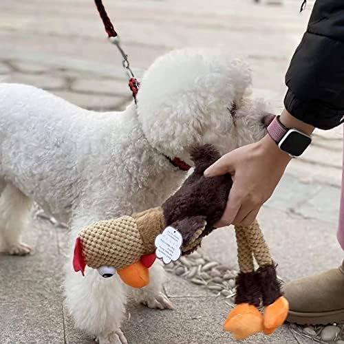 Lumkou Dog Toys Squeaky - Brinquedos de pelúcia de cachorro ROOS