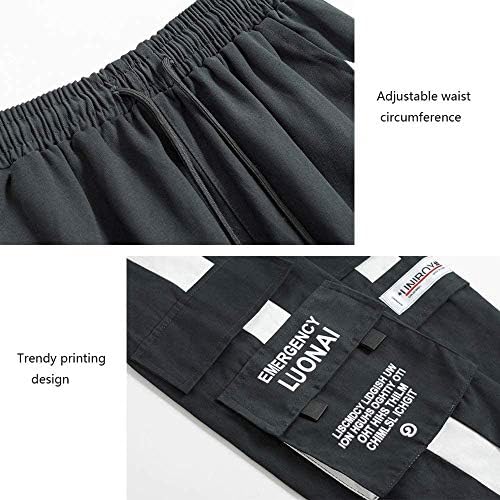 Xyxiongmao streetwear calças de quadril de calça de cargo corredores para homens casal esportivo feminino casual ativo calça de moletom