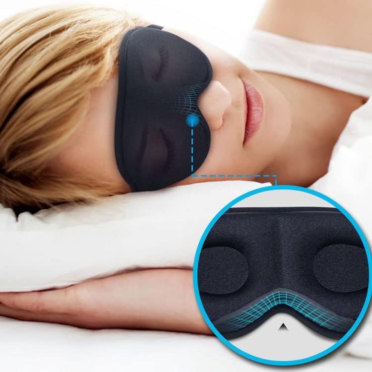 Marycan Sleep Mask, máscara de dormir ergonômica em 3D, bloqueio de luz e máscaras de sono para mulheres, homens, máscara