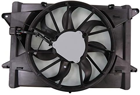 TYC 624120 Montagem do ventilador de resfriamento compatível com 2017-2020 Chrysler Pacifica