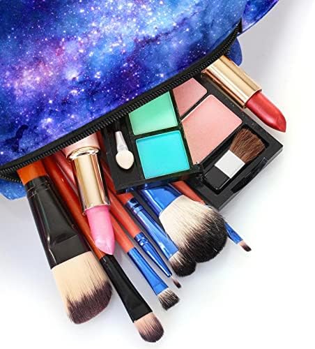 Tbouobt Gifts for Men Mulheres Bolsas de maquiagem Bolsa de higiene pessoal Smitres Cosmetic Sacos, Universo Nebula Galaxy Space