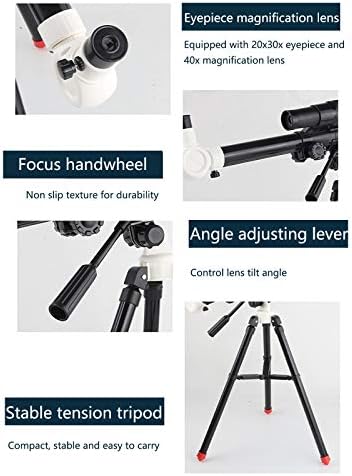 Telescópio de astronomia para crianças para adultos iniciantes com tripé, telescópios de viagem ajustáveis ​​de Yamezda para a astronomia para iniciantes presentes
