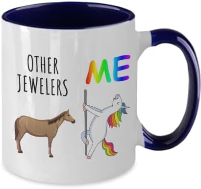 Funny Jeweller Mug for Jeweller Gift for Jeweller Coffee Caneca Unicorn Cup Melhores Idéias de Presentes de Jóias Jóias