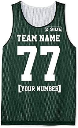 Personalize sua própria camisa de basquete de equipe com seu nome personalizado e número de esportes para jovens adultos Tee